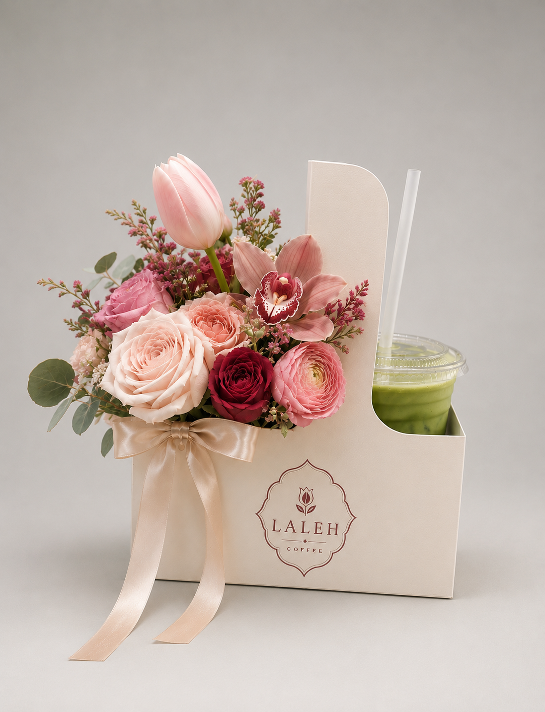 Matcha & Fresh Flower Bundle - 50 people